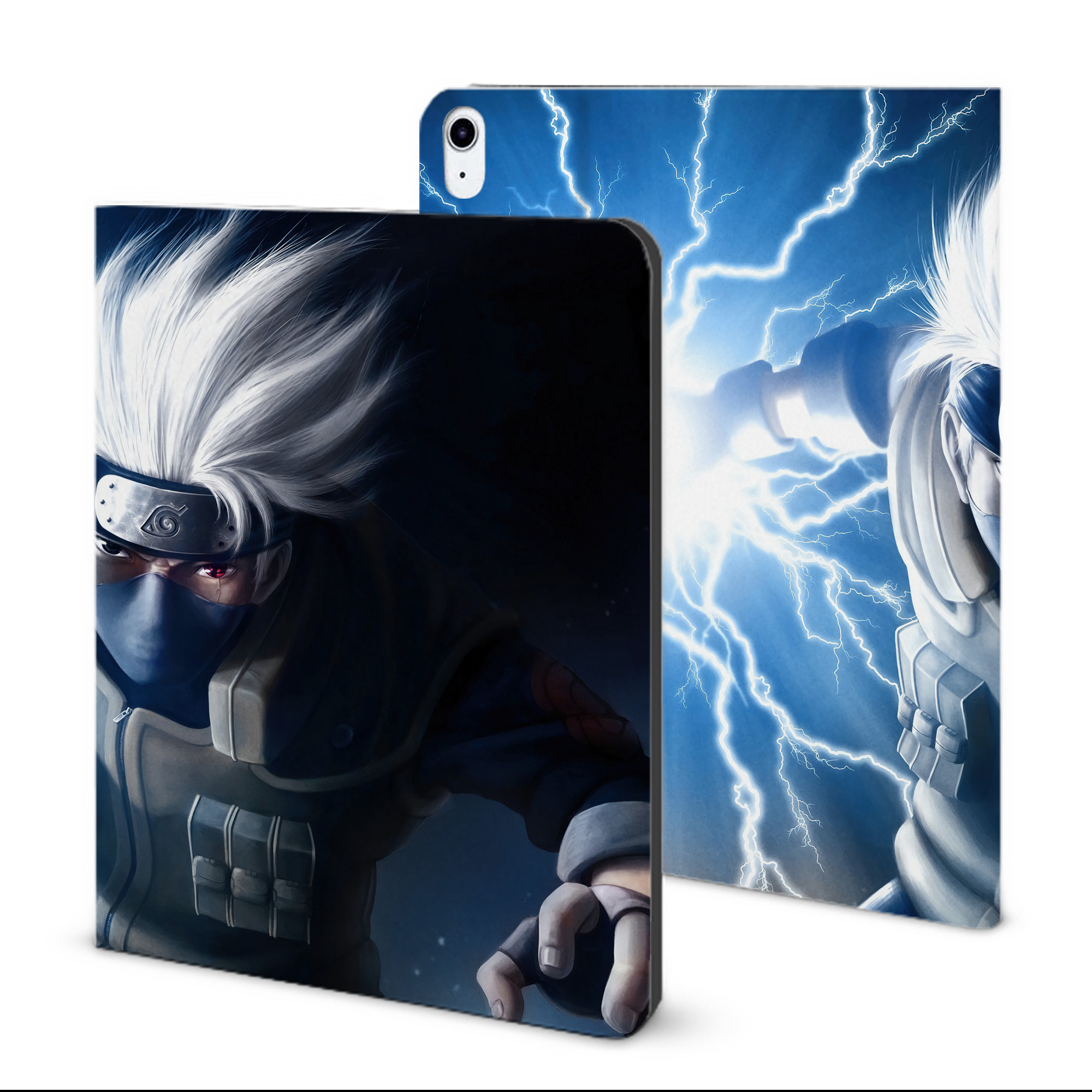 （画像用） NARUTO -ナルト- NARUTO -ナルト- 疾風伝 IPad ケース ブック型 PUレザー TPU 耐衝撃 軽量 薄型 ペン収納なし 全面保護 IPad 各モデル対応